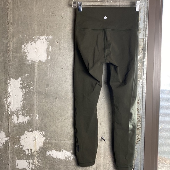 Lululemon legging with the Fierce word down the left leg - Picture 6 of 12